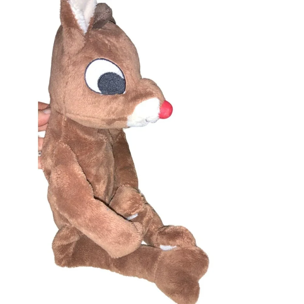 RUDOLPH the red nosed REINDEER PLUSH TOY HUGGER